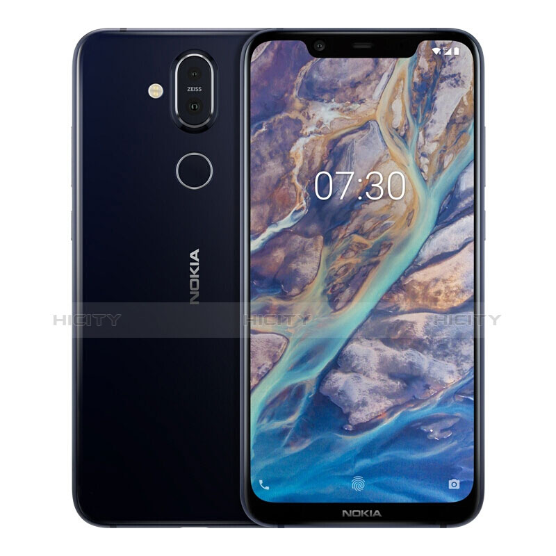 Schutzfolie Full Coverage Displayschutzfolie Panzerfolie Gehärtetes Glas Glasfolie Skins zum Aufkleben Panzerglas für Nokia X7 Schwarz groß