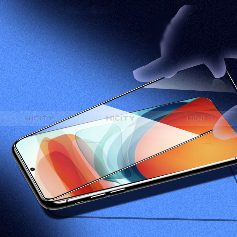 Schutzfolie Full Coverage Displayschutzfolie Panzerfolie Gehärtetes Glas Glasfolie Skins zum Aufkleben Panzerglas für Xiaomi Redmi Note 11 Pro 5G Schwarz