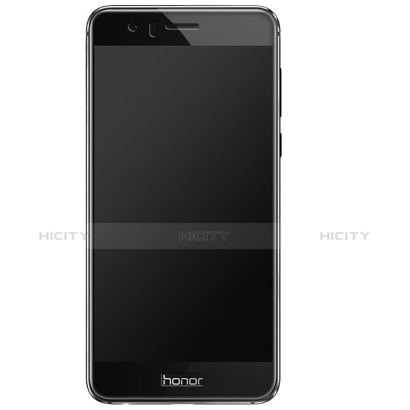 Schutzfolie Full Coverage Displayschutzfolie Panzerfolie Skins zum Aufkleben Gehärtetes Glas Glasfolie F02 für Huawei Honor 8 Schwarz groß