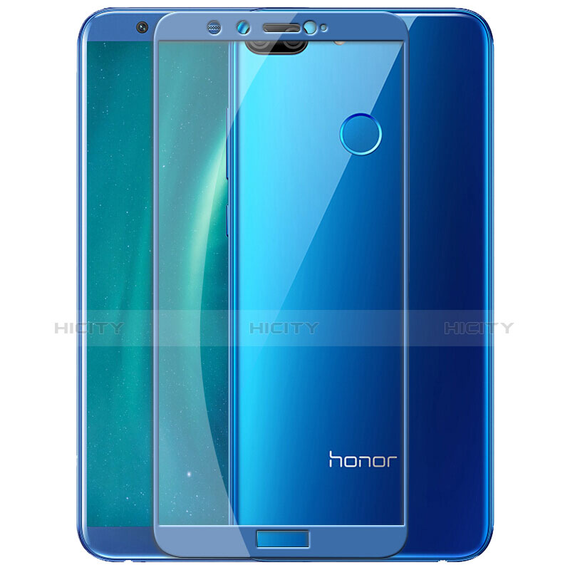 Schutzfolie Full Coverage Displayschutzfolie Panzerfolie Skins zum Aufkleben Gehärtetes Glas Glasfolie F02 für Huawei Honor 9 Lite Blau