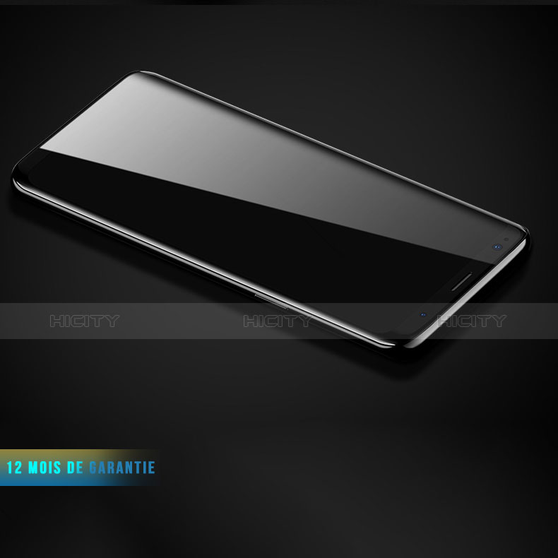 Schutzfolie Full Coverage Displayschutzfolie Panzerfolie Skins zum Aufkleben Gehärtetes Glas Glasfolie F05 für Samsung Galaxy S9 Plus Schwarz