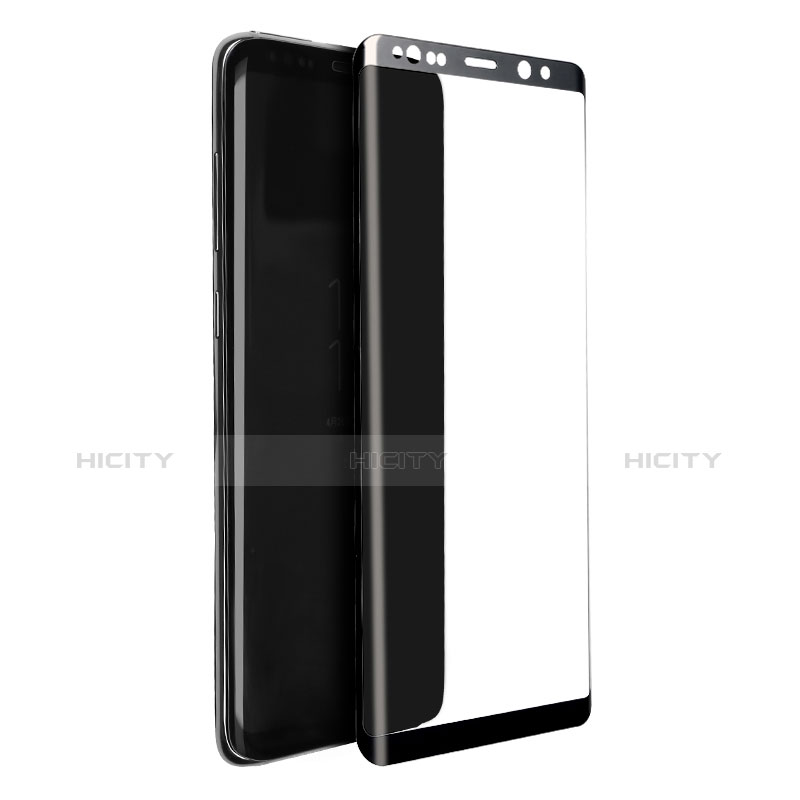 Schutzfolie Full Coverage Displayschutzfolie Panzerfolie Skins zum Aufkleben Gehärtetes Glas Glasfolie F10 für Samsung Galaxy Note 8 Duos N950F Schwarz