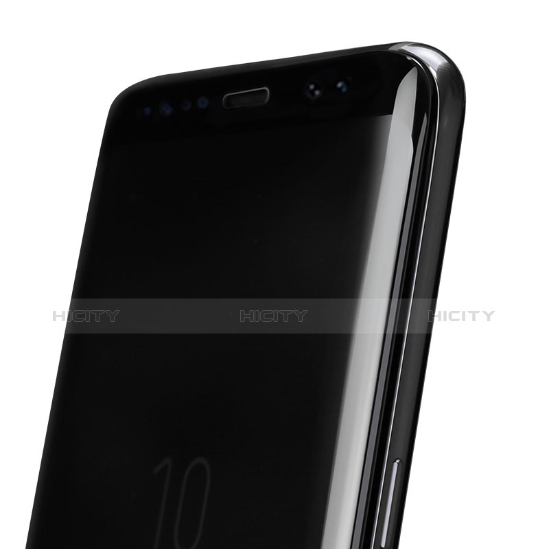 Schutzfolie Full Coverage Displayschutzfolie Panzerfolie Skins zum Aufkleben Gehärtetes Glas Glasfolie F10 für Samsung Galaxy Note 8 Schwarz