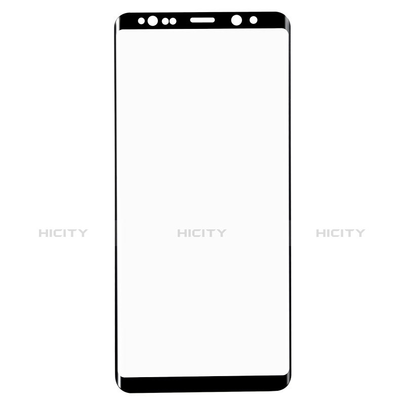 Schutzfolie Full Coverage Displayschutzfolie Panzerfolie Skins zum Aufkleben Gehärtetes Glas Glasfolie F10 für Samsung Galaxy Note 8 Schwarz