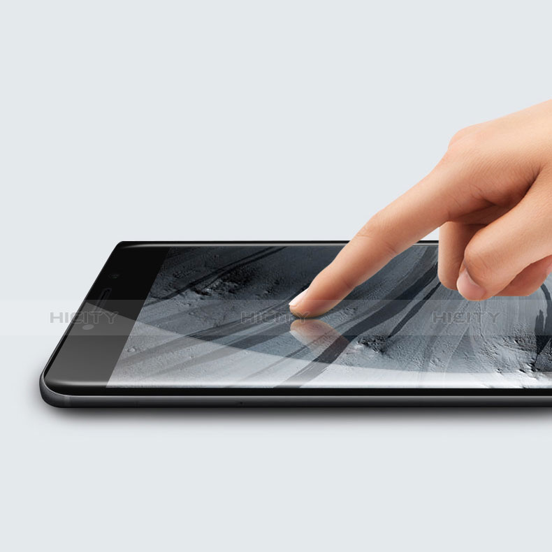 Schutzfolie Full Coverage Displayschutzfolie Panzerfolie Skins zum Aufkleben Gehärtetes Glas Glasfolie F11 für Xiaomi Mi Note 2 Special Edition Schwarz