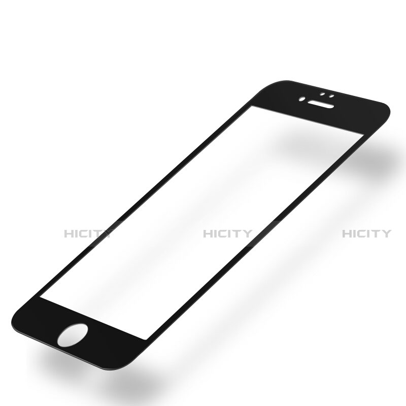 Schutzfolie Full Coverage Displayschutzfolie Panzerfolie Skins zum Aufkleben Gehärtetes Glas Glasfolie F13 für Apple iPhone SE3 (2022) Schwarz groß