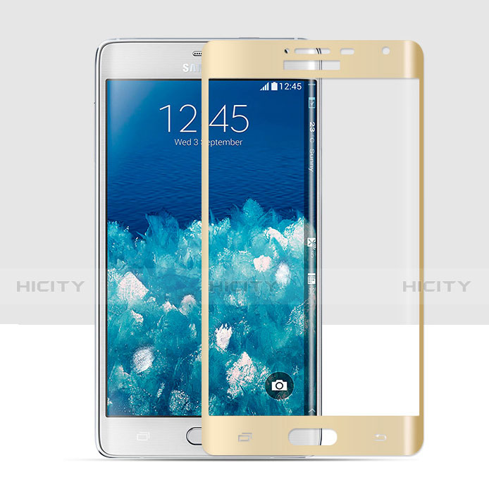 Schutzfolie Full Coverage Displayschutzfolie Panzerfolie Skins zum Aufkleben Gehärtetes Glas Glasfolie für Samsung Galaxy Note Edge SM-N915F Gold