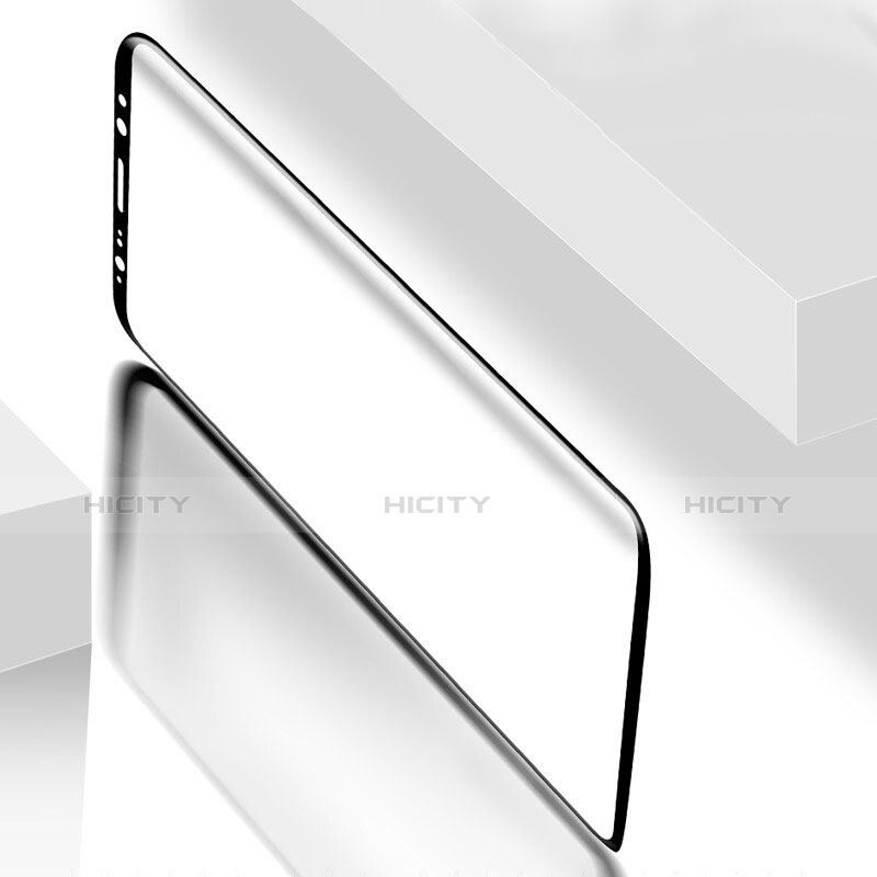 Schutzfolie Full Coverage Displayschutzfolie Panzerfolie Skins zum Aufkleben Gehärtetes Glas Glasfolie für Samsung Galaxy S9 Schwarz groß