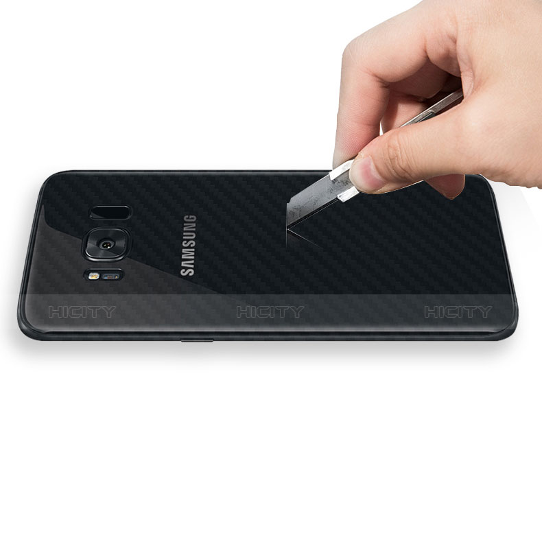 Schutzfolie Schutz Folie Rückseite B03 für Samsung Galaxy S8 Klar groß