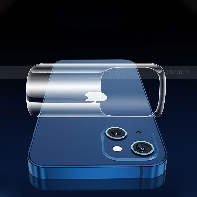 Schutzfolie Schutz Folie Rückseite Skins zum Aufkleben Panzerglas B01 für Apple iPhone 13 Mini Klar