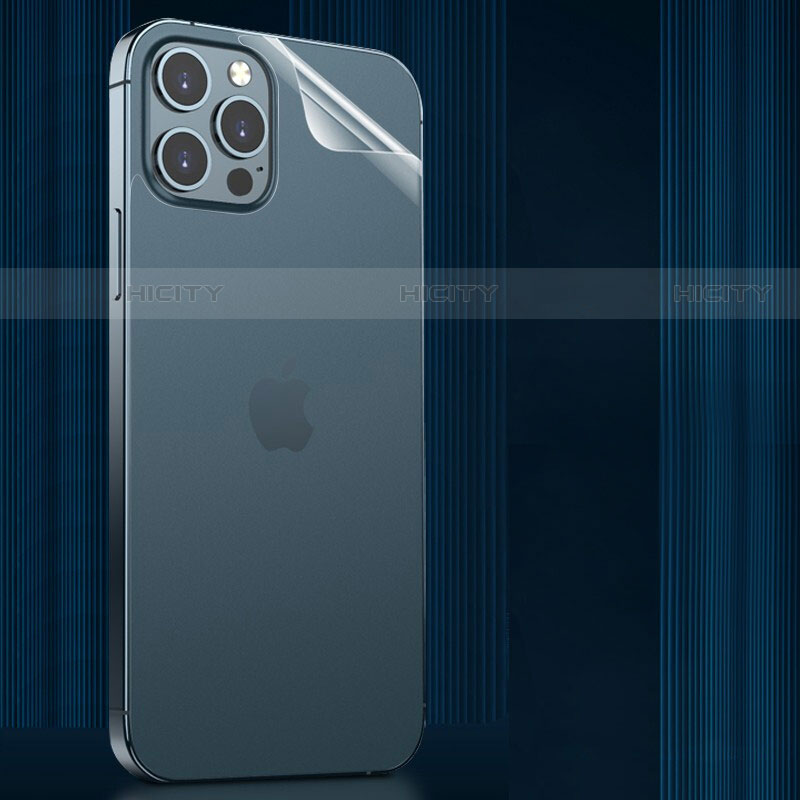 Schutzfolie Schutz Folie Rückseite Skins zum Aufkleben Panzerglas B01 für Apple iPhone 13 Pro Klar