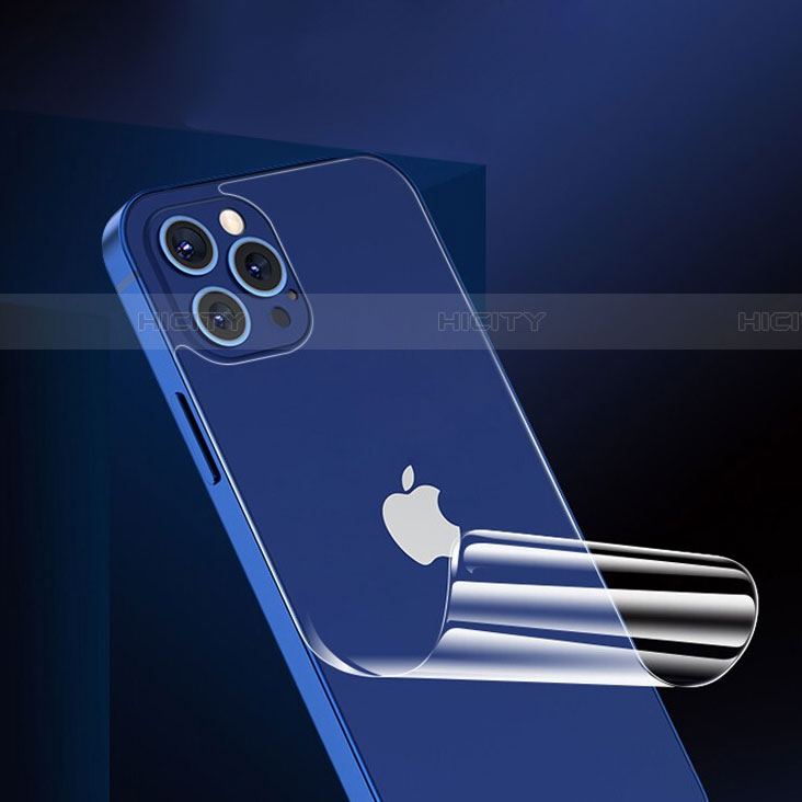 Schutzfolie Schutz Folie Rückseite Skins zum Aufkleben Panzerglas B01 für Apple iPhone 13 Pro Max Klar