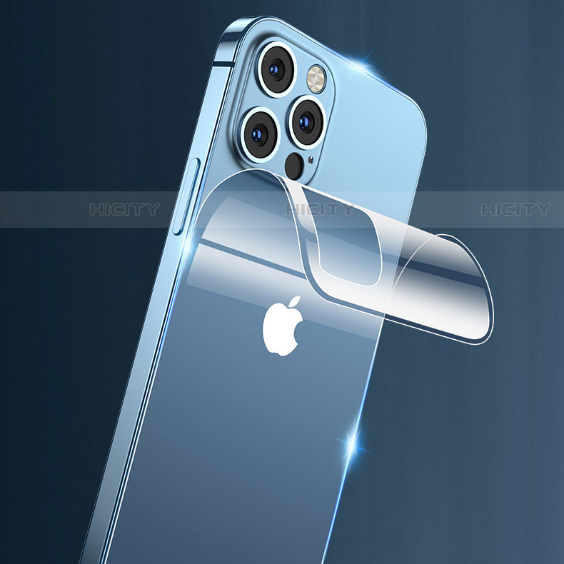 Schutzfolie Schutz Folie Rückseite Skins zum Aufkleben Panzerglas B02 für Apple iPhone 13 Pro Klar