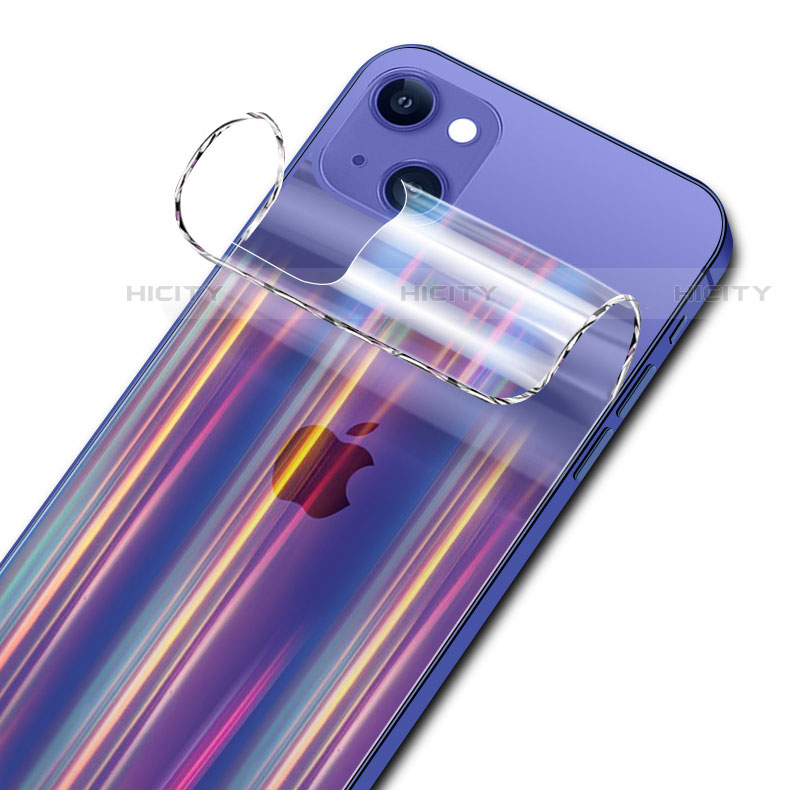 Schutzfolie Schutz Folie Rückseite Skins zum Aufkleben Panzerglas B03 für Apple iPhone 14 Klar