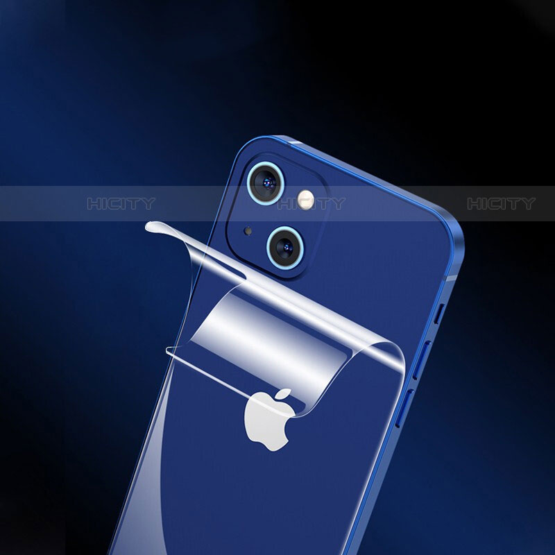 Schutzfolie Schutz Folie Rückseite Skins zum Aufkleben Panzerglas für Apple iPhone 13 Mini Klar groß