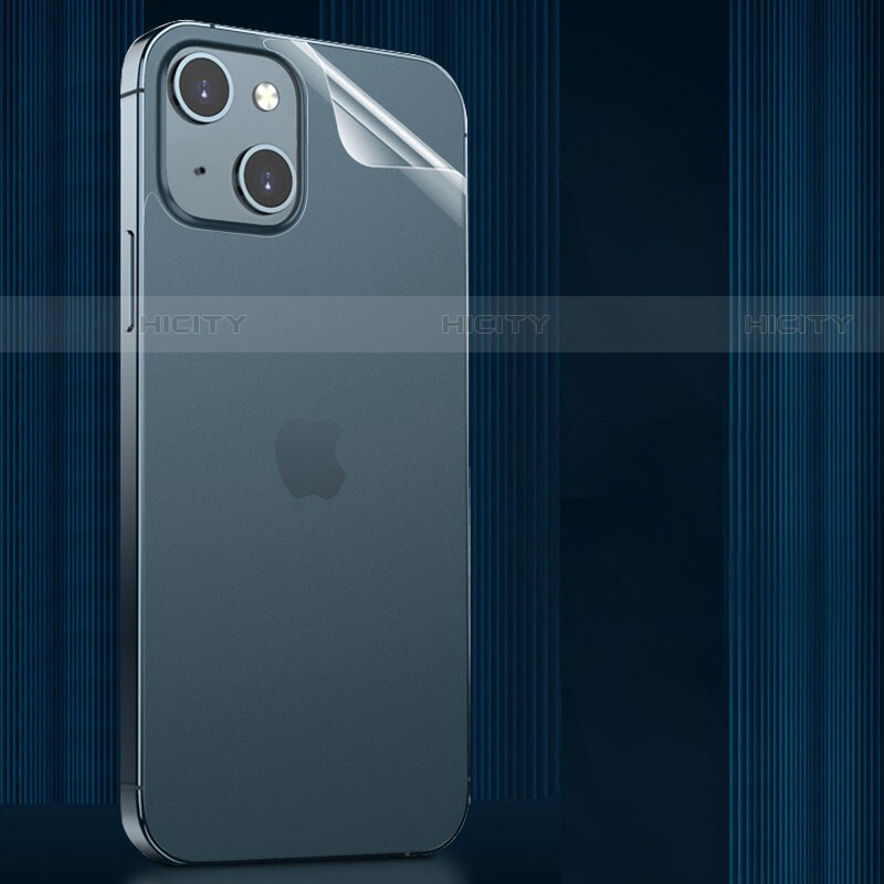 Schutzfolie Schutz Folie Rückseite Skins zum Aufkleben Panzerglas für Apple iPhone 13 Mini Klar groß