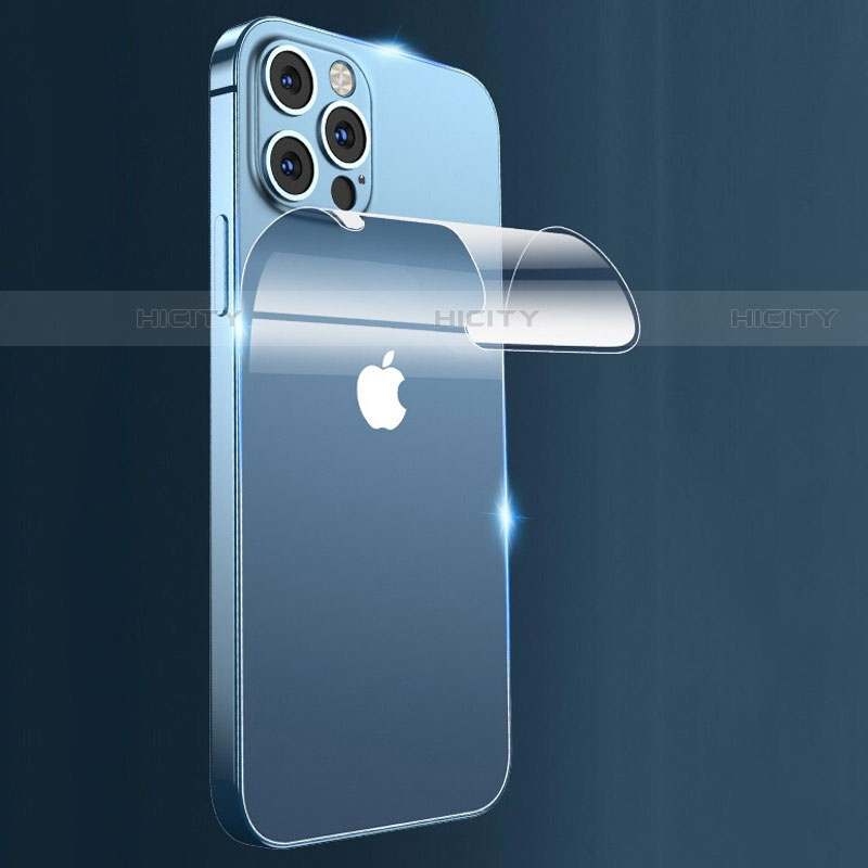 Schutzfolie Schutz Folie Rückseite Skins zum Aufkleben Panzerglas für Apple iPhone 13 Pro Max Klar Plus