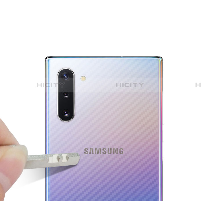 Schutzfolie Schutz Folie Rückseite Skins zum Aufkleben Panzerglas für Samsung Galaxy Note 10 5G Klar