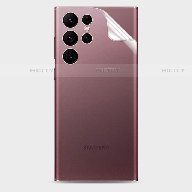 Schutzfolie Schutz Folie Rückseite Skins zum Aufkleben Panzerglas für Samsung Galaxy S23 Ultra 5G Klar
