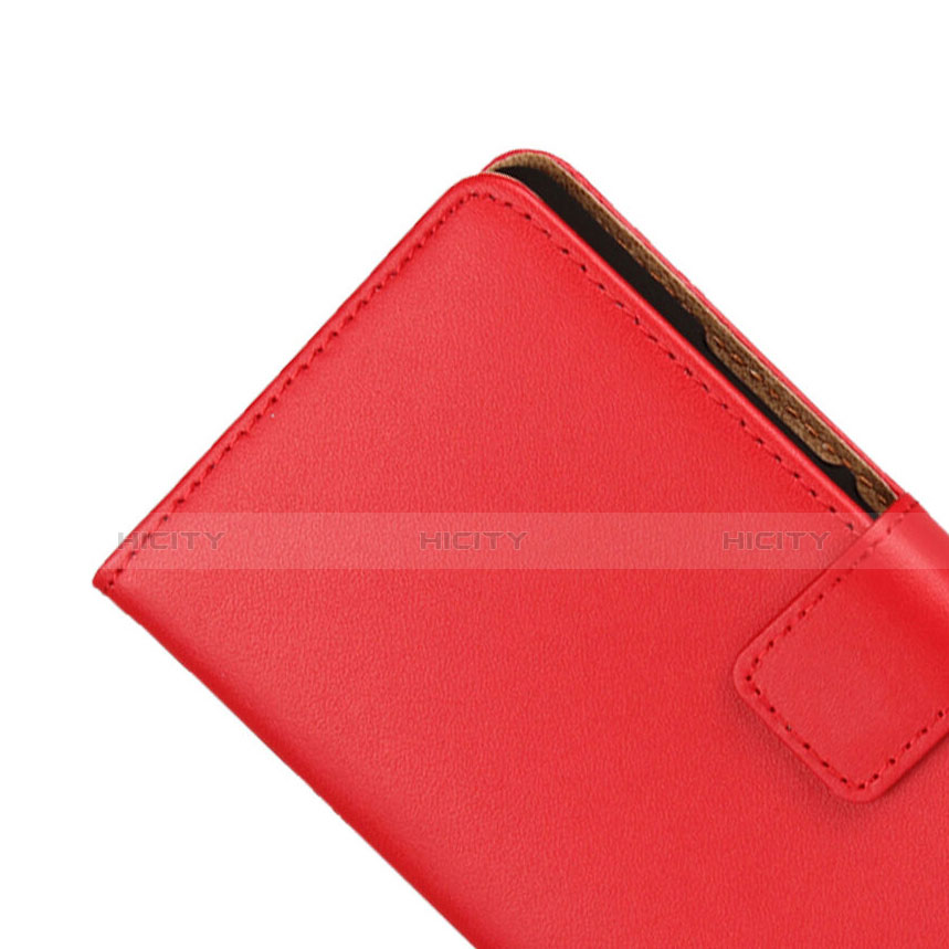 Schutzhülle Flip Tasche Leder für Huawei P9 Lite Rot Plus