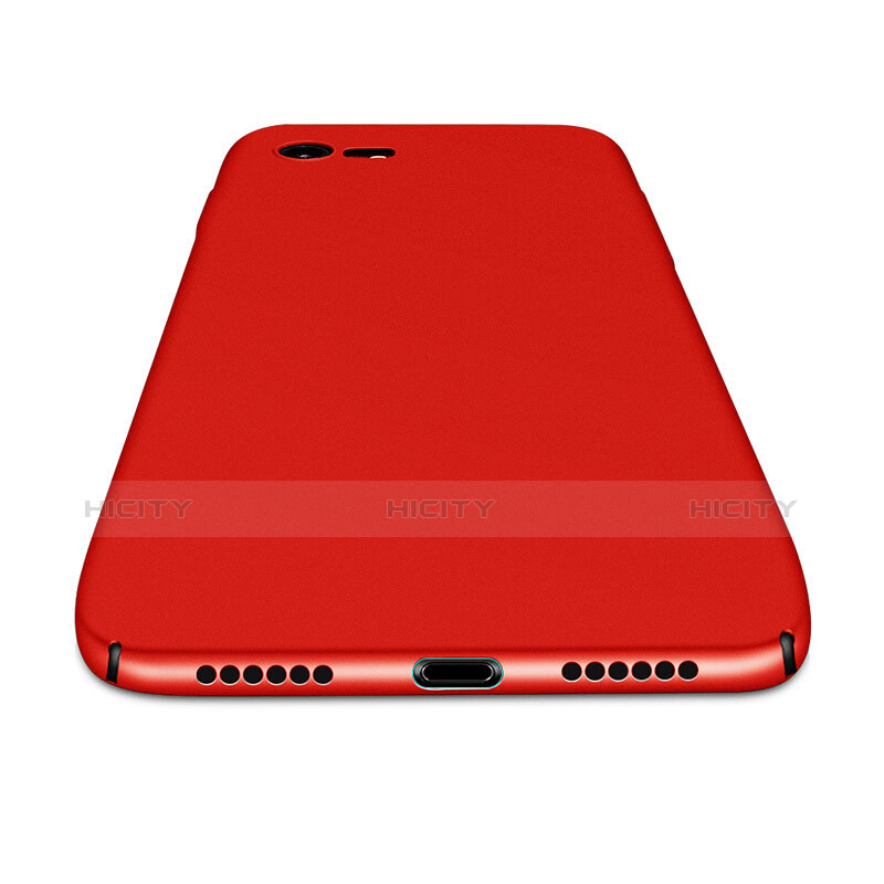 Schutzhülle Kunststoff Hülle Matt für Apple iPhone 8 Rot groß