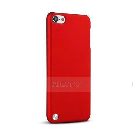 Schutzhülle Kunststoff Hülle Matt für Apple iPod Touch 5 Rot Plus