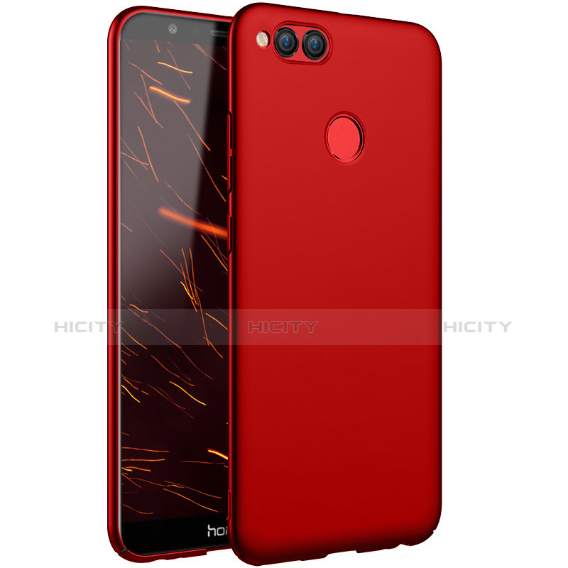 Schutzhülle Kunststoff Hülle Matt für Huawei Honor 7X Rot Plus