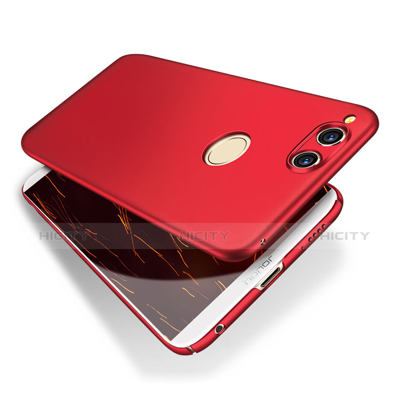 Schutzhülle Kunststoff Hülle Matt für Huawei Honor 7X Rot groß