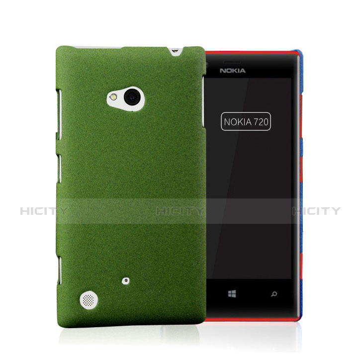 Schutzhülle Kunststoff Hülle Matt für Nokia Lumia 720 Grün Plus