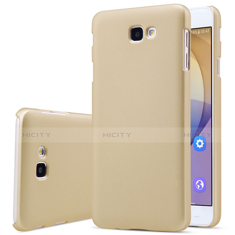 Schutzhülle Kunststoff Hülle Matt für Samsung Galaxy J5 Prime G570F Gold groß