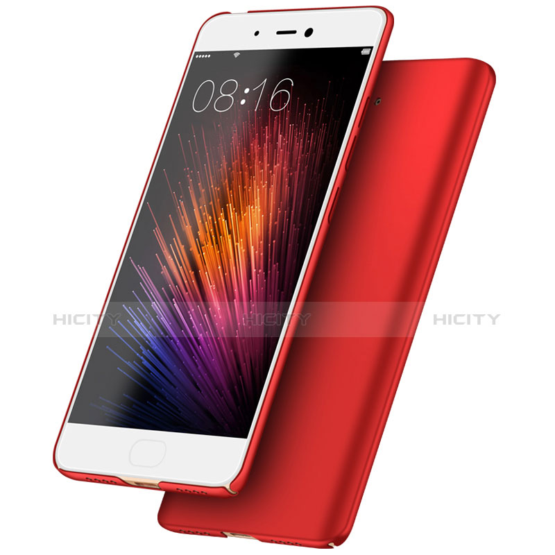Schutzhülle Kunststoff Hülle Matt für Xiaomi Mi 5S Rot groß