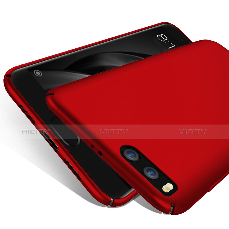 Schutzhülle Kunststoff Hülle Matt für Xiaomi Mi 6 Rot Plus