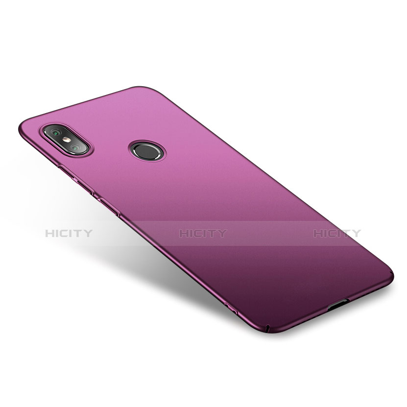 Schutzhülle Kunststoff Hülle Matt für Xiaomi Mi 6X Violett groß