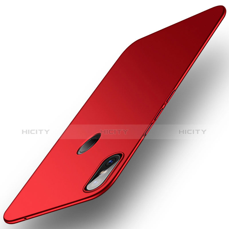 Schutzhülle Kunststoff Hülle Matt für Xiaomi Mi Mix 2S Rot groß