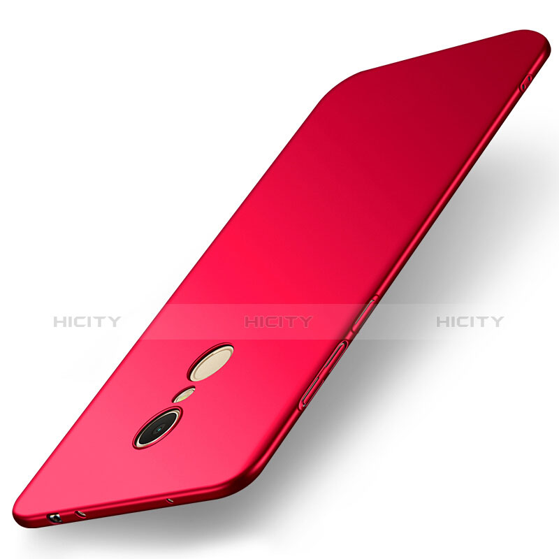 Schutzhülle Kunststoff Hülle Matt für Xiaomi Redmi 5 Rot groß