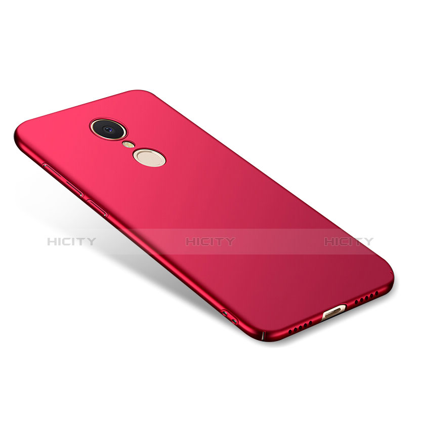 Schutzhülle Kunststoff Hülle Matt für Xiaomi Redmi 5 Rot groß