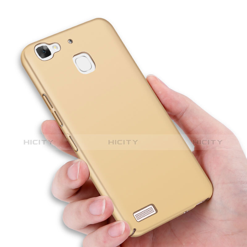 Schutzhülle Kunststoff Hülle Matt M01 für Huawei P8 Lite Smart Gold