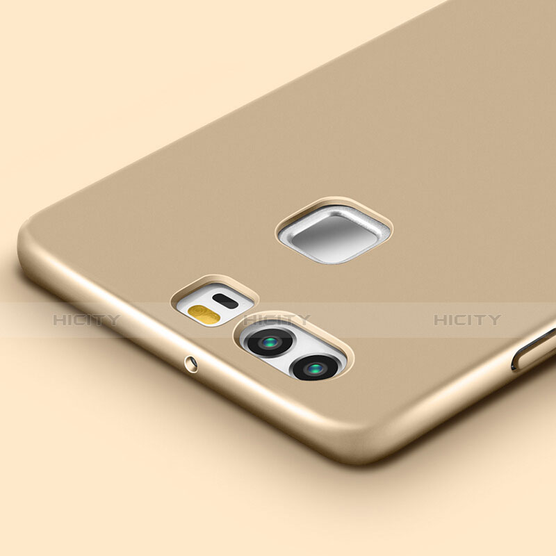 Schutzhülle Kunststoff Hülle Matt M01 für Huawei P9 Plus Gold groß