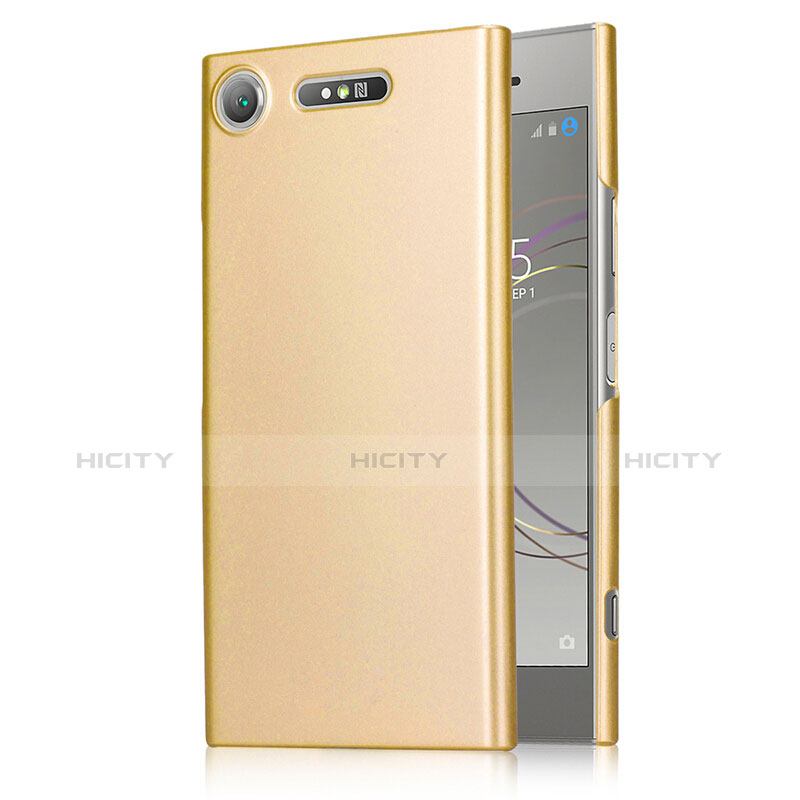 Schutzhülle Kunststoff Hülle Matt M01 für Sony Xperia XZ1 Gold Plus