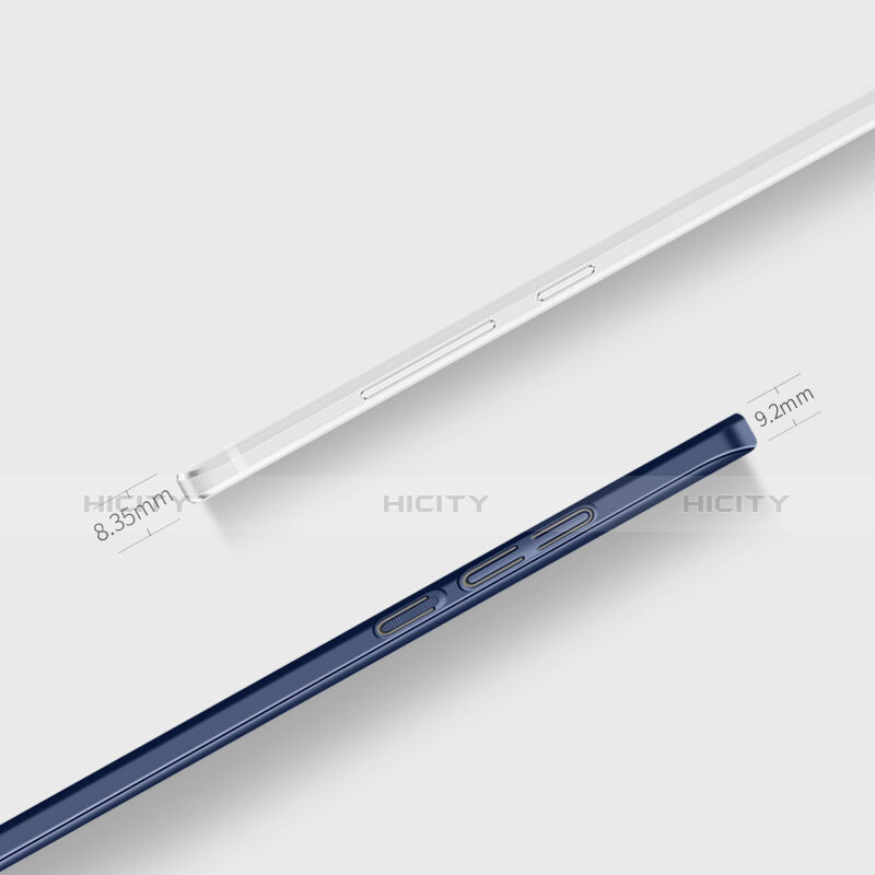Schutzhülle Kunststoff Hülle Matt M01 für Xiaomi Redmi Note 4X High Edition Blau groß