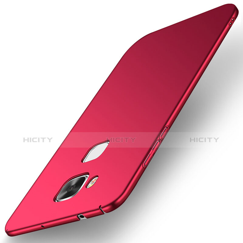Schutzhülle Kunststoff Hülle Matt M02 für Huawei G7 Plus Rot groß