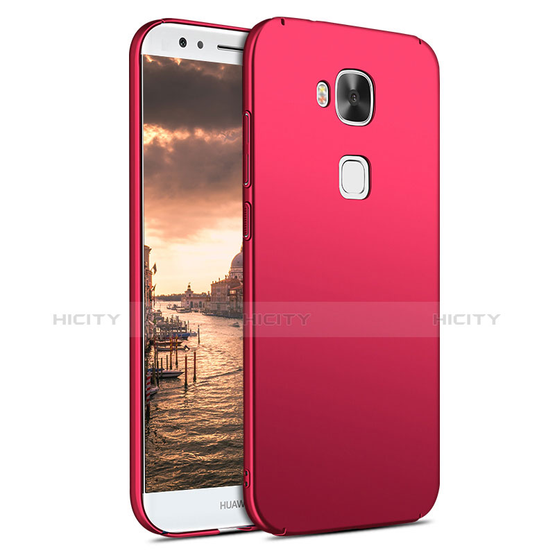 Schutzhülle Kunststoff Hülle Matt M02 für Huawei G8 Rot Plus