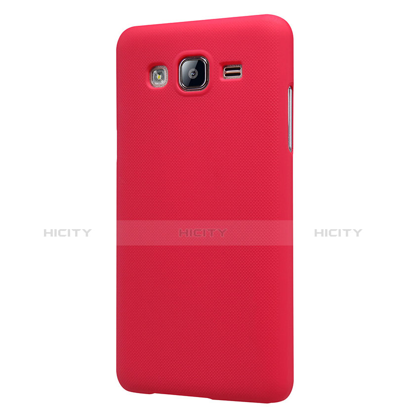 Schutzhülle Kunststoff Hülle Matt M02 für Samsung Galaxy On5 Pro Rot groß