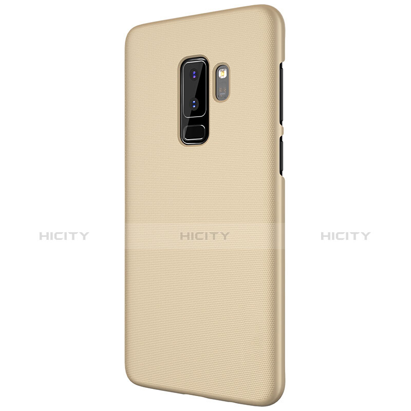 Schutzhülle Kunststoff Hülle Matt M02 für Samsung Galaxy S9 Plus Gold groß