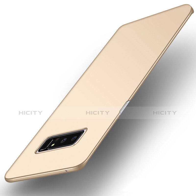 Schutzhülle Kunststoff Hülle Matt M09 für Samsung Galaxy Note 8 Gold groß