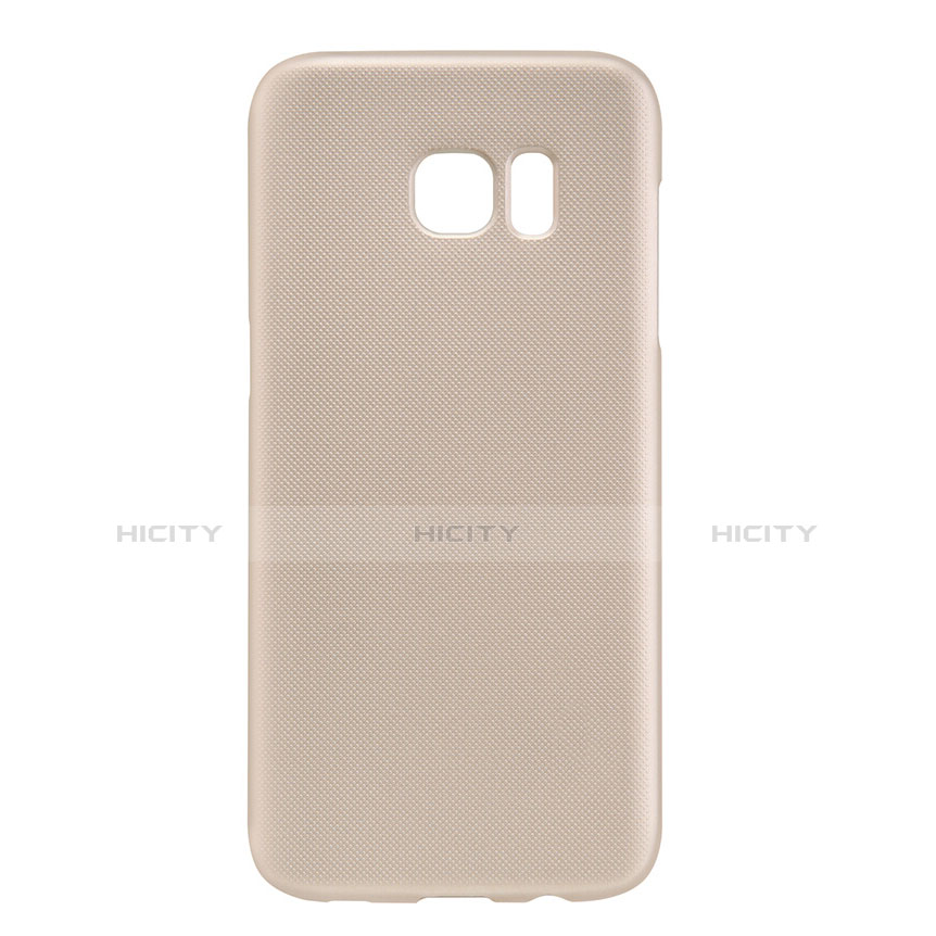 Schutzhülle Kunststoff Hülle Matt M10 für Samsung Galaxy S7 Edge G935F Gold groß