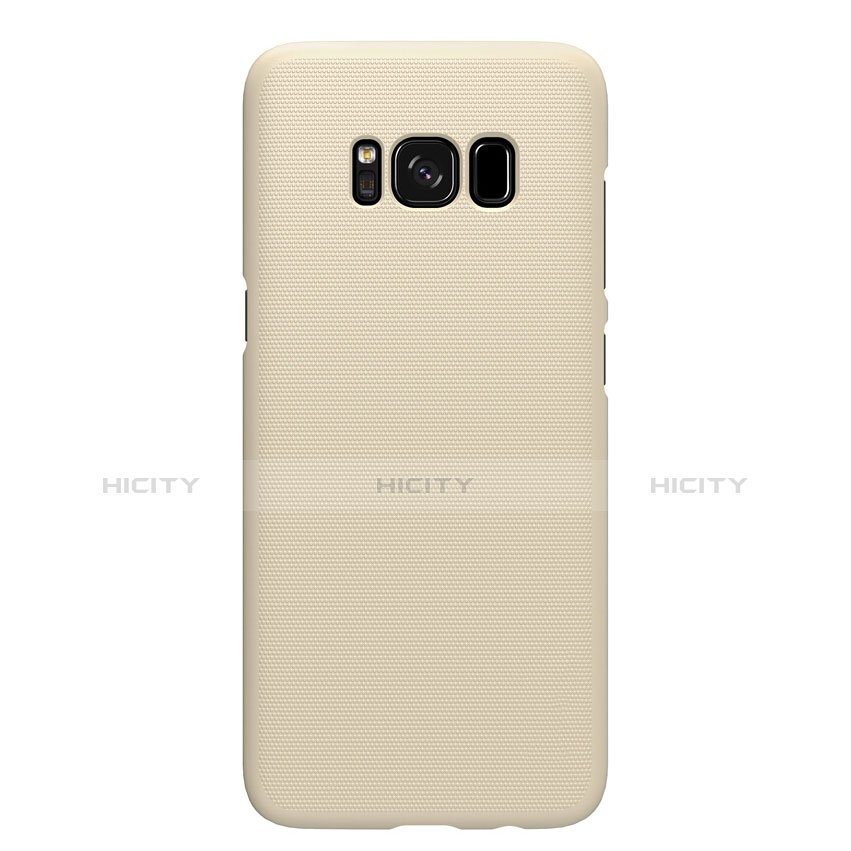 Schutzhülle Kunststoff Hülle Matt P01 für Samsung Galaxy S8 Plus Gold groß