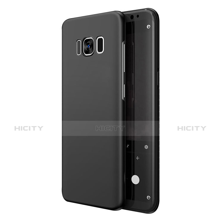 Schutzhülle Kunststoff Hülle Matt R01 für Samsung Galaxy S8 Schwarz Plus