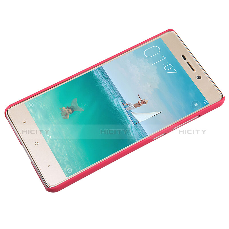 Schutzhülle Kunststoff Hülle Punkte Loch für Xiaomi Redmi 3 Pro Rot groß