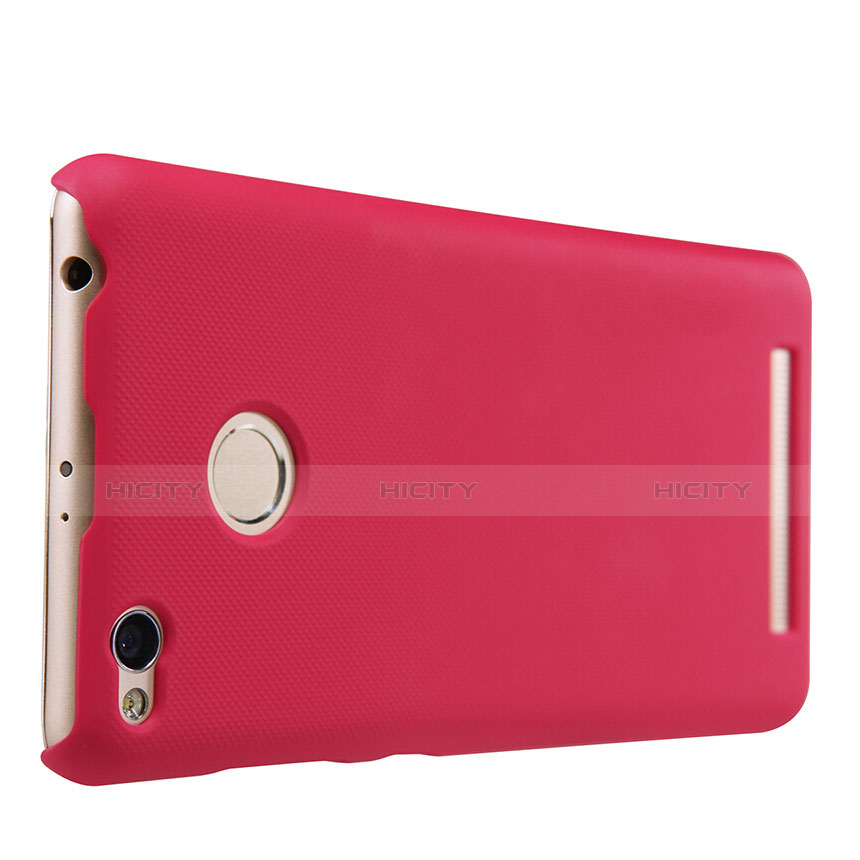 Schutzhülle Kunststoff Hülle Punkte Loch für Xiaomi Redmi 3S Prime Rot groß